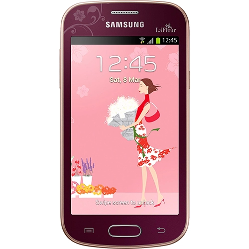 Samsung Galaxy Trend Lite S7390 Red La Fleur