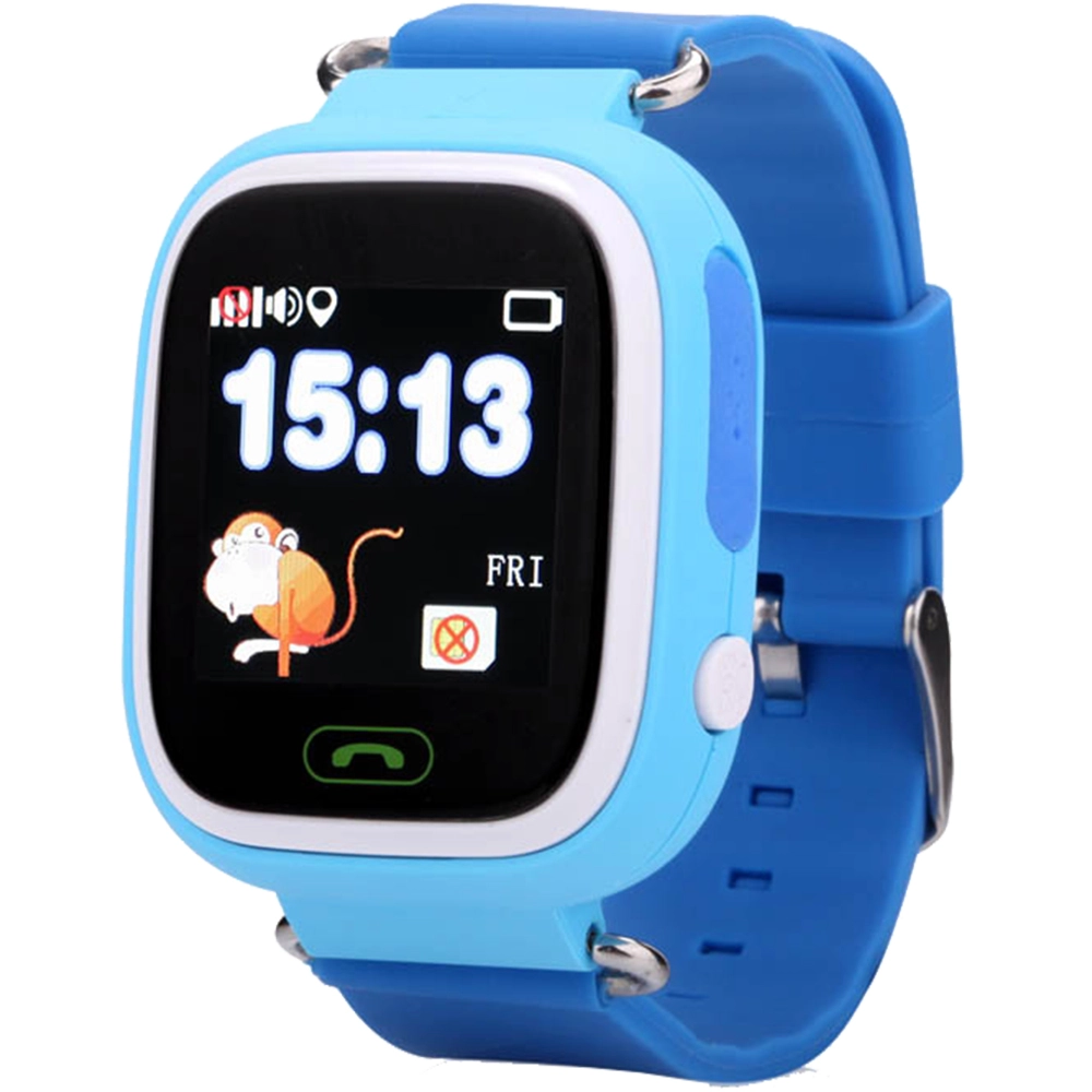 Smartwatch Copii, Display TFT Color, GPS, SIM, Apel SOS, Control Parental, SeTracker 2 APP, Albastru 