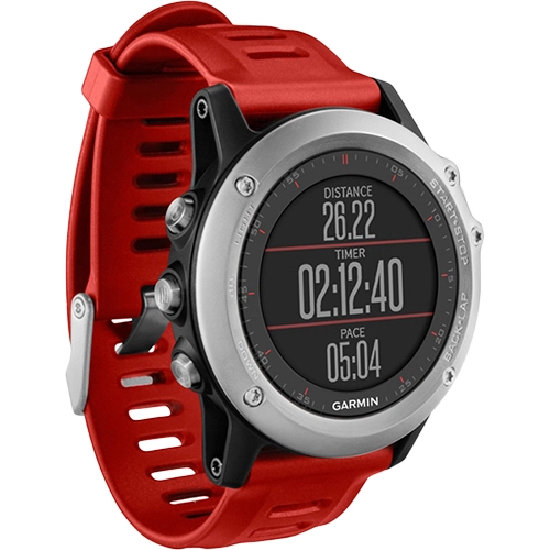 Smartwatch Fenix 3 Multisport HR GPS Curea Silicon Rosie
