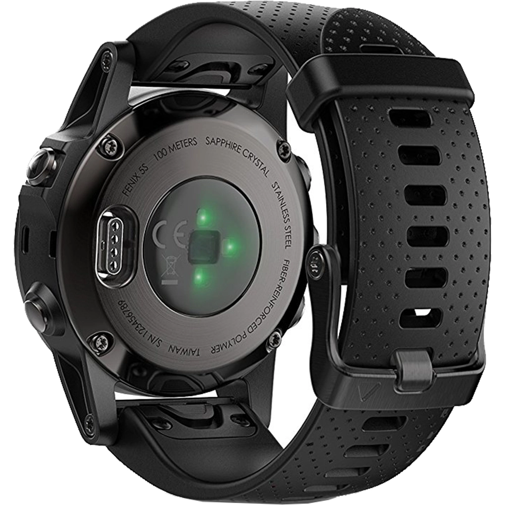 Smartwatch Fenix 5s Sapphire Edition Otel Inoxidabil Negru