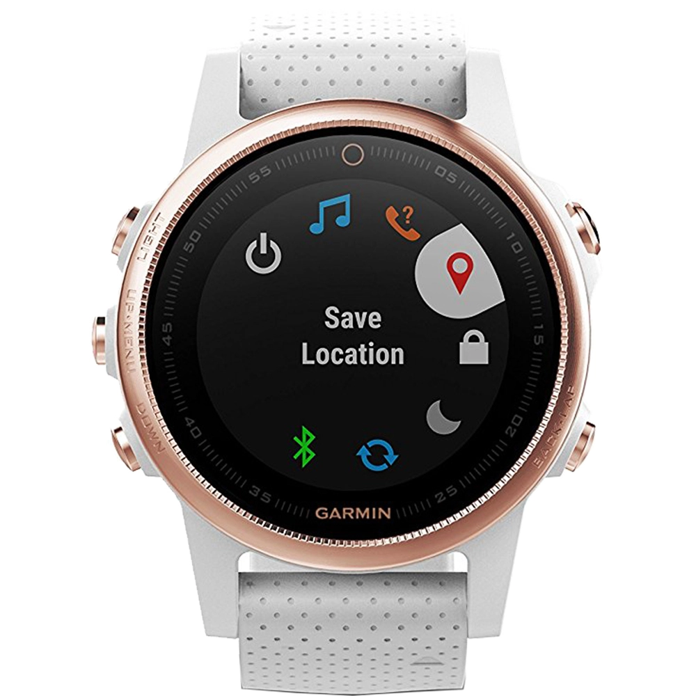 Smartwatch Fenix 5s Sapphire Edition Roz Auriu Si Curea Silicon Roz
