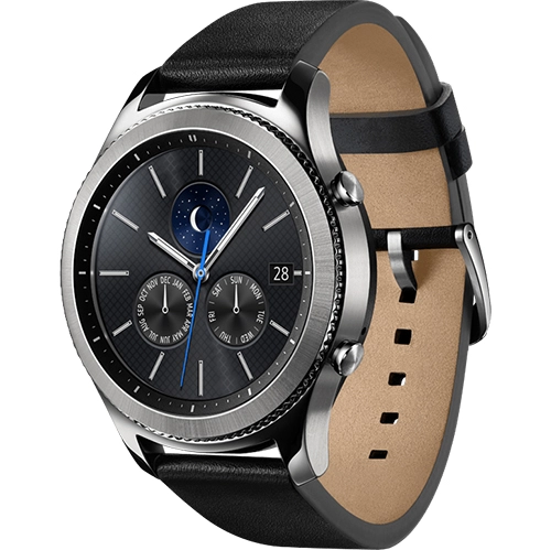 Smartwatch Gear S3 Classic Piele Argintiu
