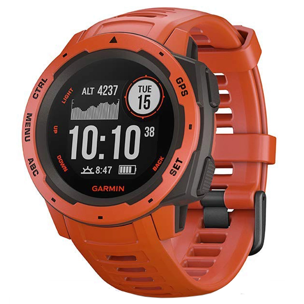 Smartwatch Instinct GPS Flame Red Rosu
