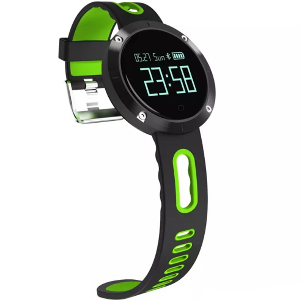 Smartwatch Monitorizare Tensiune IP68 Verde Negru