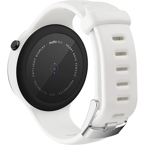 Smartwatch Moto 360 42MM 2nd Gen Sport Silicon Alb