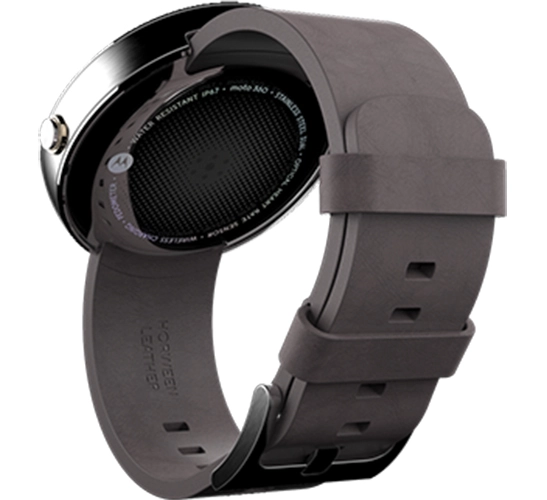 Smartwatch Moto 360 Piele Gri