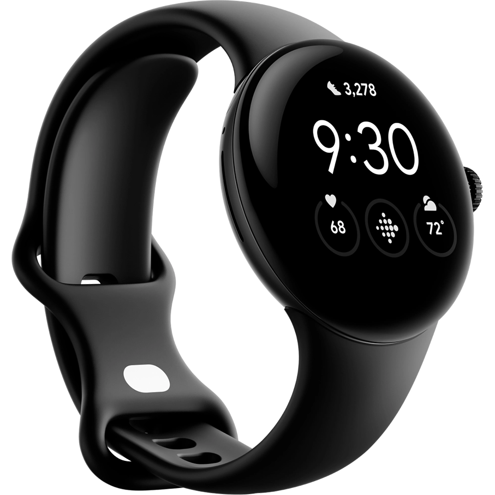Smartwatch Pixel Watch 41mm Bluetooth WiFi - Matte Black carcasa /Obsidian Bratara - Google
