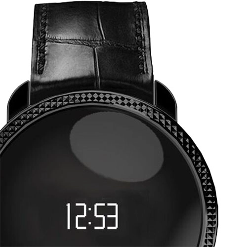 Smartwatch ZeCircle Premium Embossed Negru