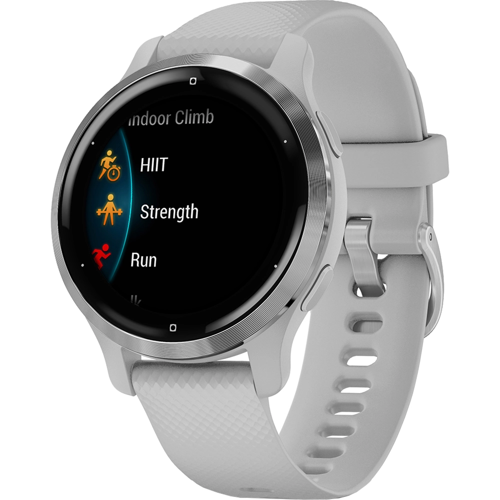 Smartwatch Venu 2S Bluetooth ANT+ Wi-Fi 40 mm Otel Inoxidabil GPS, Otel Inoxidabil Si Bratara Din Silicon Mist Gray