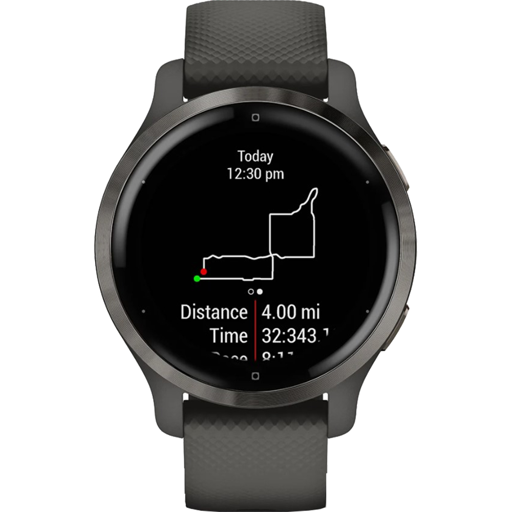 Smartwatch Venu 2S Otel Inoxidabil Slate/Graphite Si Bratara Din Silicon