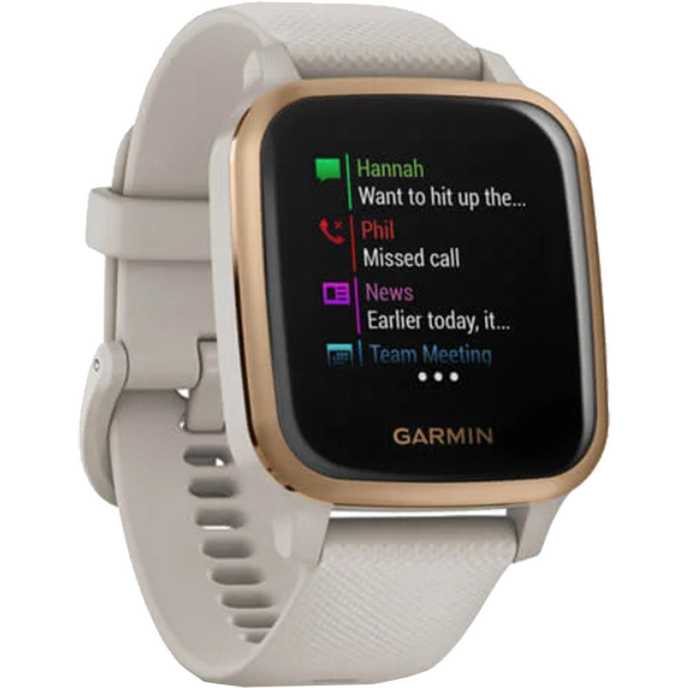 Smartwatch GARMIN Smartwatch Venu SQ Music Edition Light Sand/Rose Gold
