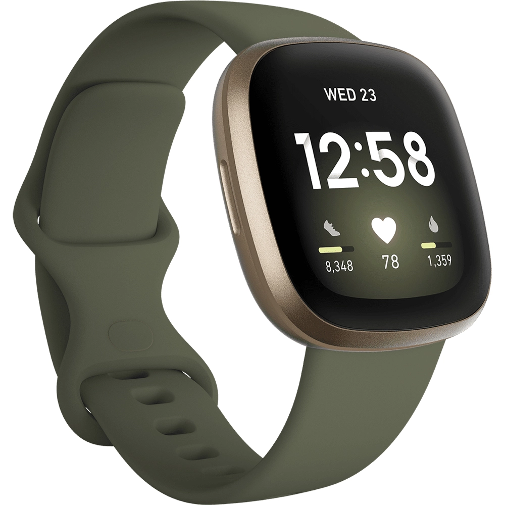 Smartwatch Versa 3 Olive / Soft Gold Aluminum Verde