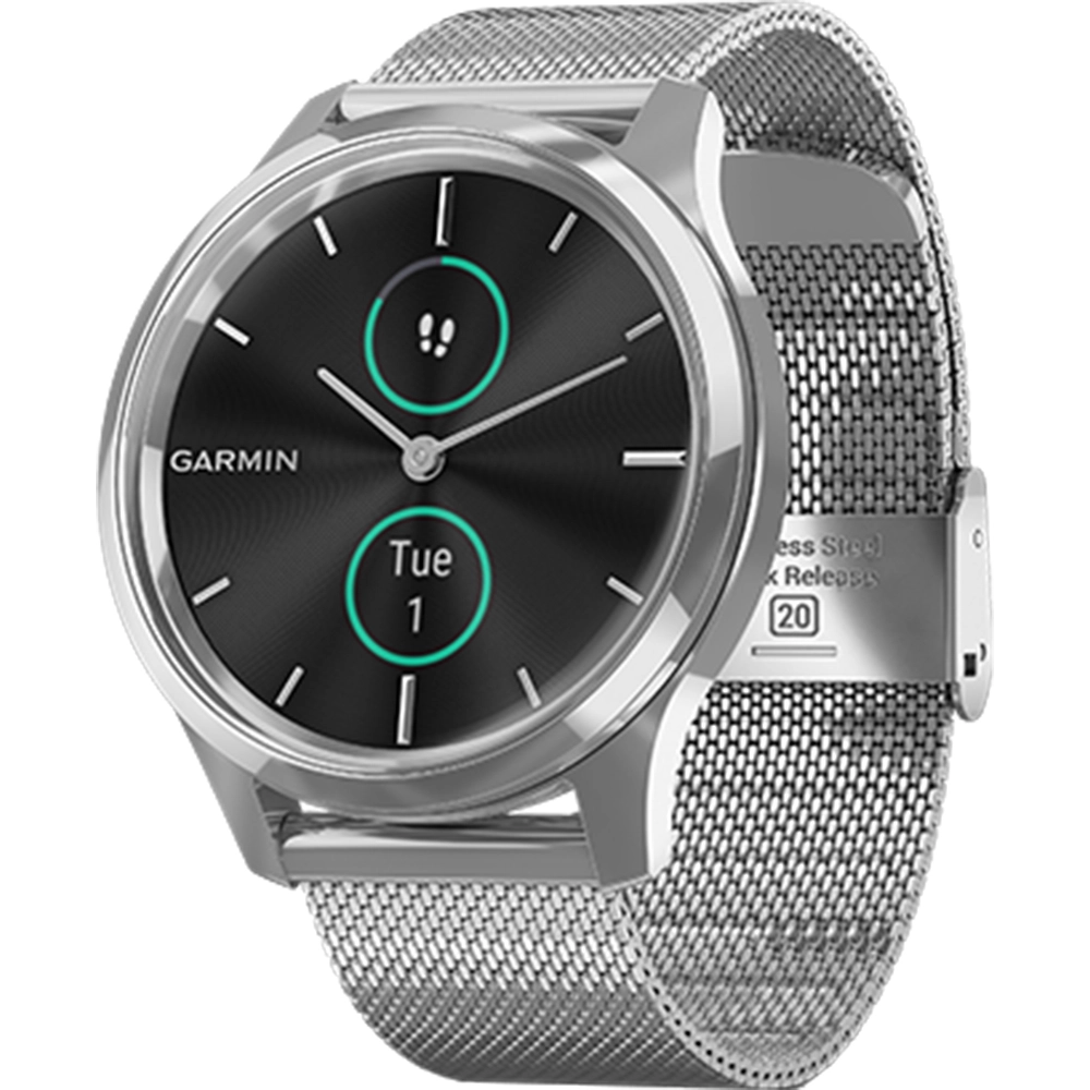 Smartwatch Vivomove Luxe SEA Silver, Milanese Argintiu