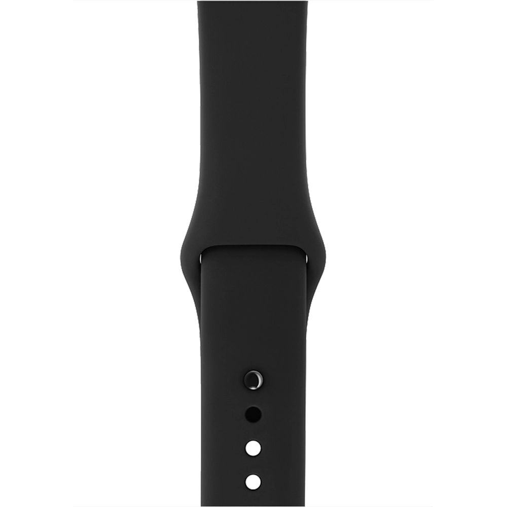 Smartwatch Watch 3 GPS 42 mm carcasa Aluminiu Negru Si Curea Sport Neagra