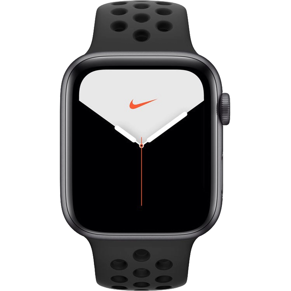 Smartwatch Watch 5 Nike GPS Aluminiu Negru 40MM Si Curea Sport Silicon Anthracite Negru Negru