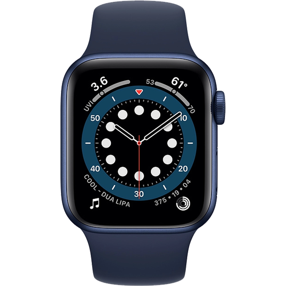 Smartwatch Watch 6 40mm Aluminiu Albastru Si Curea Sport Deep Navy Albastru