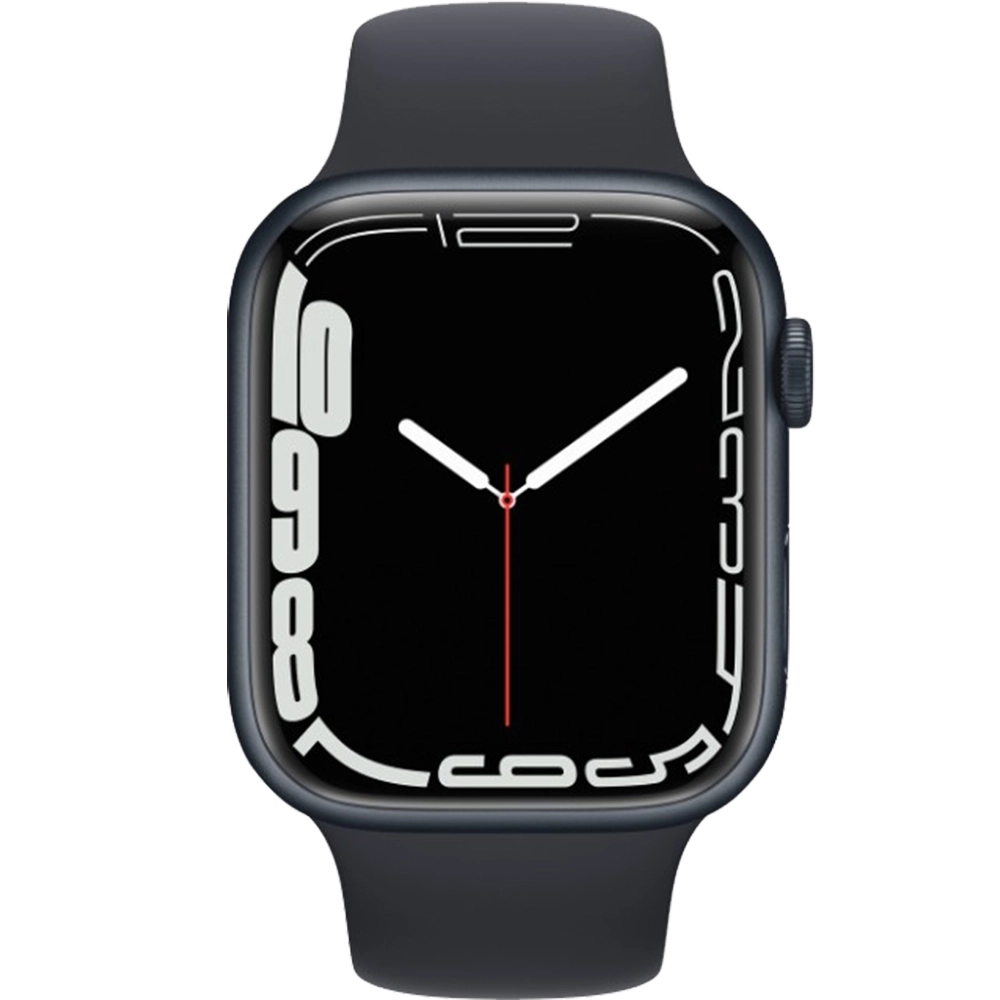 Smartwatch Watch 7 GPS 45mm Aluminiu Midnight Si Curea Sport Midnight Negru