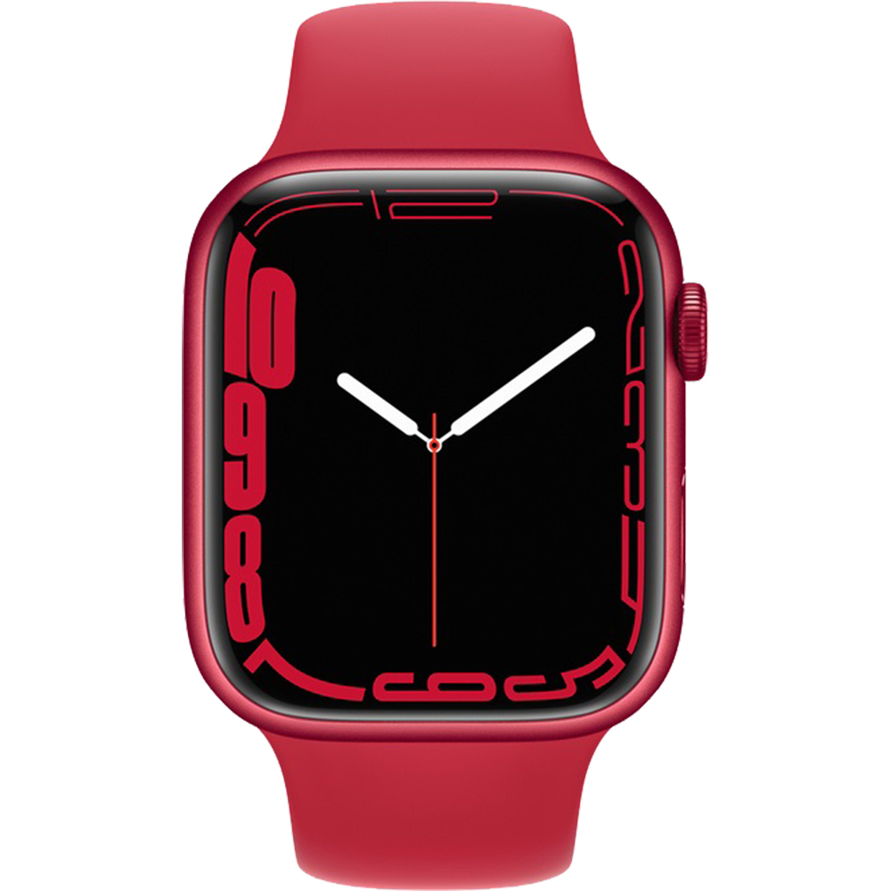 Smartwatch Watch 7 GPS 45mm Aluminiu Product Red Si Curea Sport Product Rosu