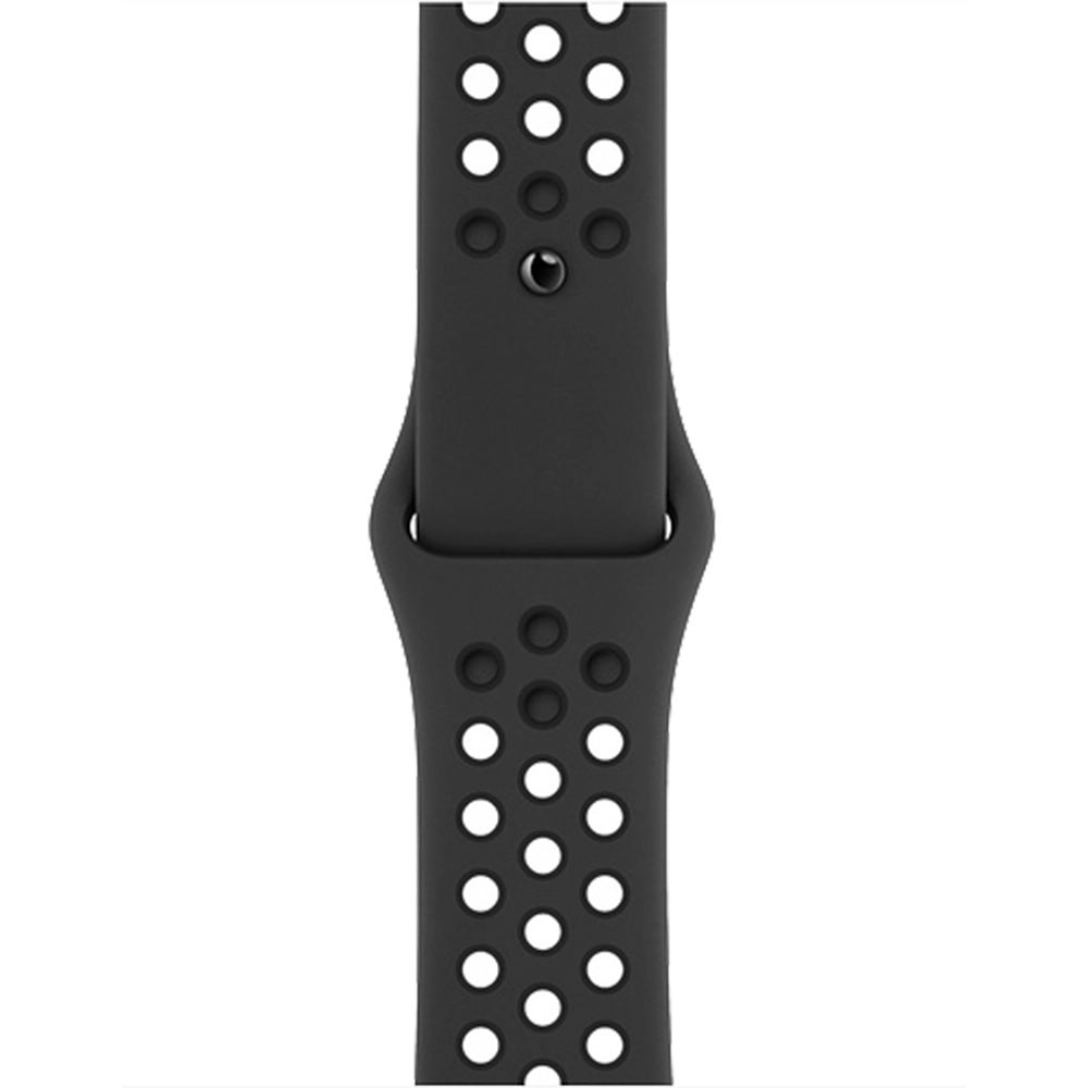 Smartwatch Watch Nike SE 44mm Aluminiu Space Grey Si Curea Sport Anthracite Negru