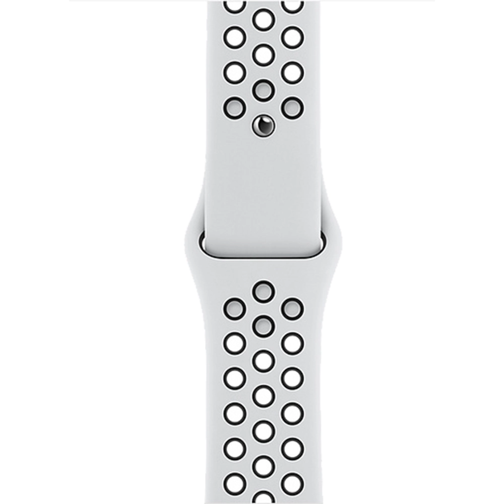 Smartwatch Watch Nike SE 40mm Aluminiu Argintiu Si Curea Sport Pure Platinum Black Argintiu