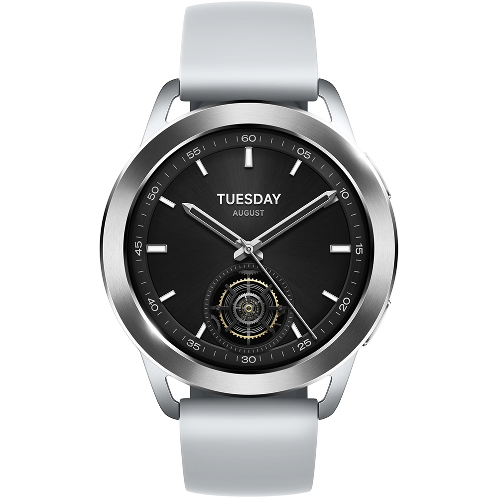 Smartwatch Watch S3 Bluetooth 47 mm carcasa Aluminiu Alb