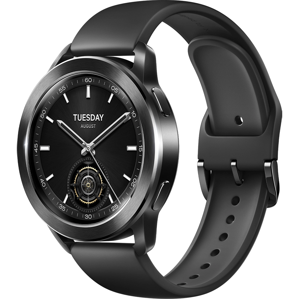Smartwatch Watch S3 Bluetooth 47 mm carcasa Aluminiu  Negru