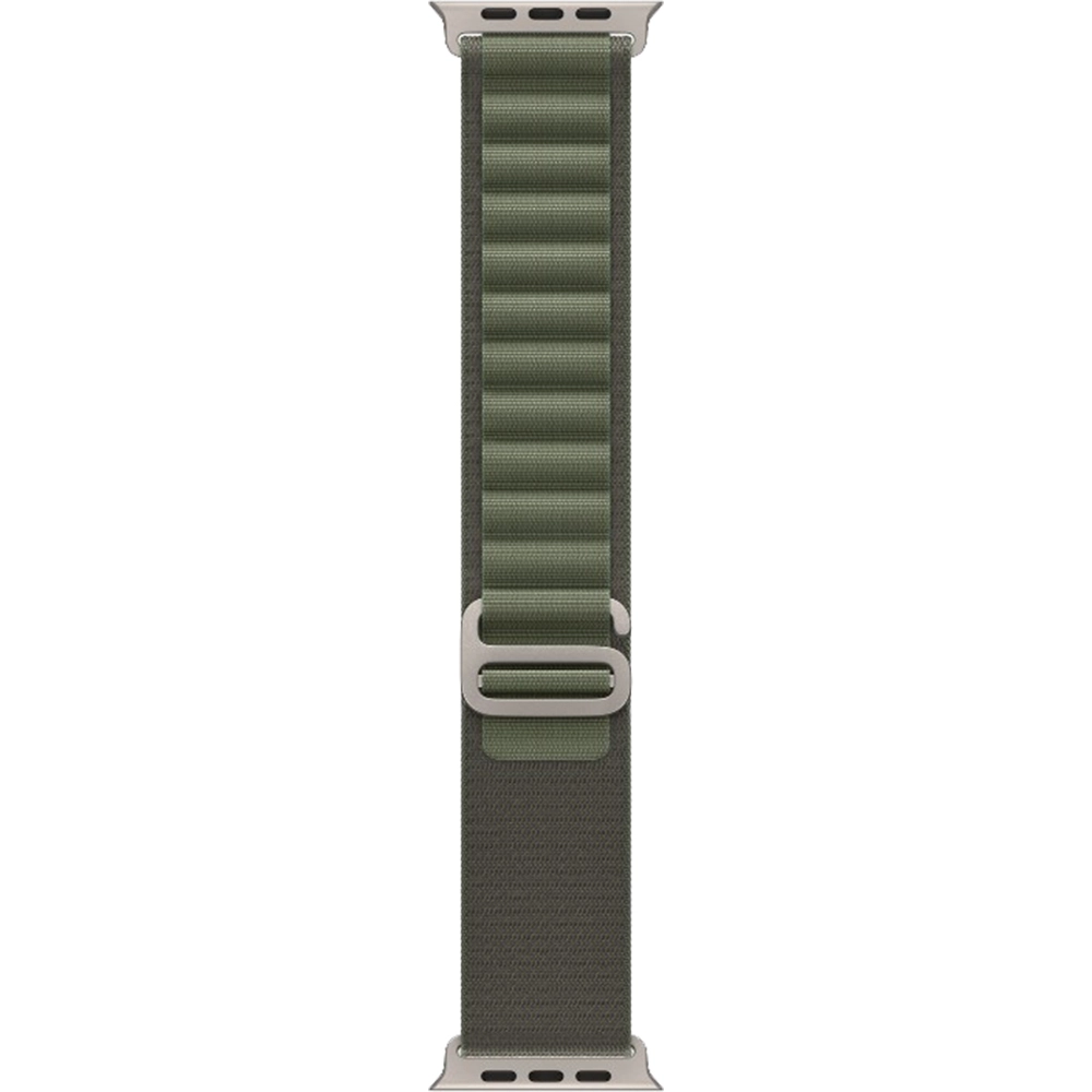 Smartwatch Watch Ultra GPS + Cellular 49 mm carcasa Titan si Curea L Green Alpine Loop Verde