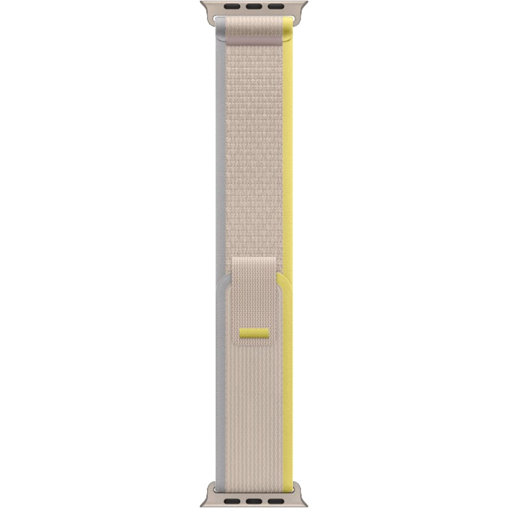 Smartwatch Watch Ultra GPS+Cellular 49mm Titanium Case si Curea M/L Yellow/BeigeTrail Loop Galben