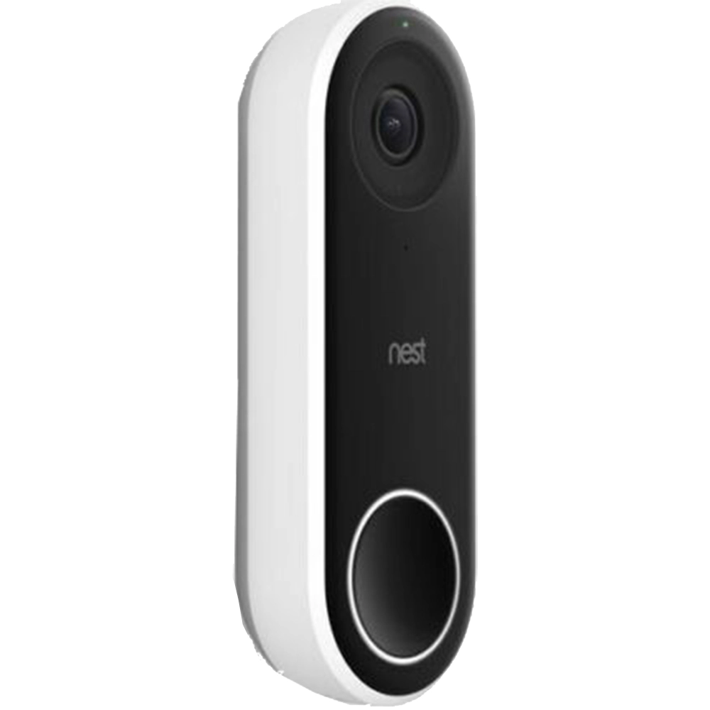 Sonerie Nest Hello Smart Wi-Fi Video Doorbell, Camera 2K, Video HD UXGA, Infrarosu Si Lumina Ambientala, Neagra