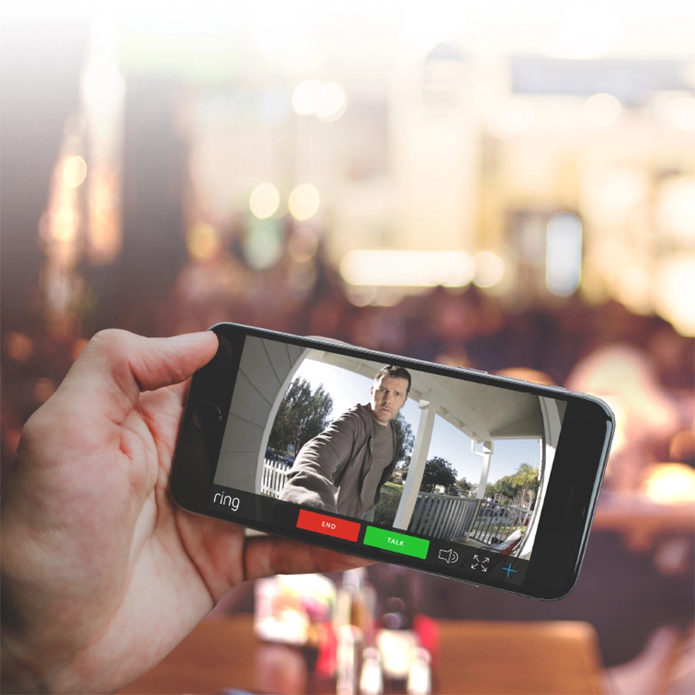 Sonerie Smart Cu Camera Video 720p Si Wi-Fi Argintiu
