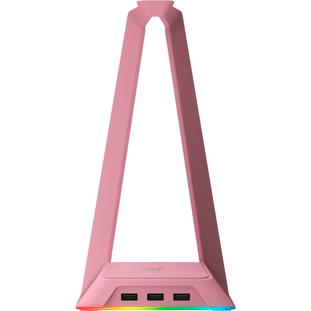 Stand Casti Cu Hub USB Base Station Chroma Headphone Roz