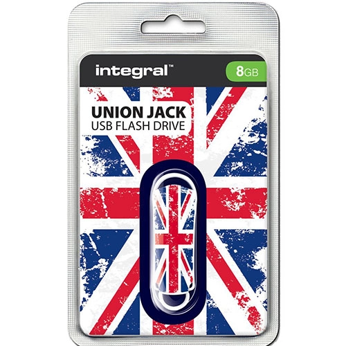 Stick USB 8GB Xpression Union Jack Multicolor