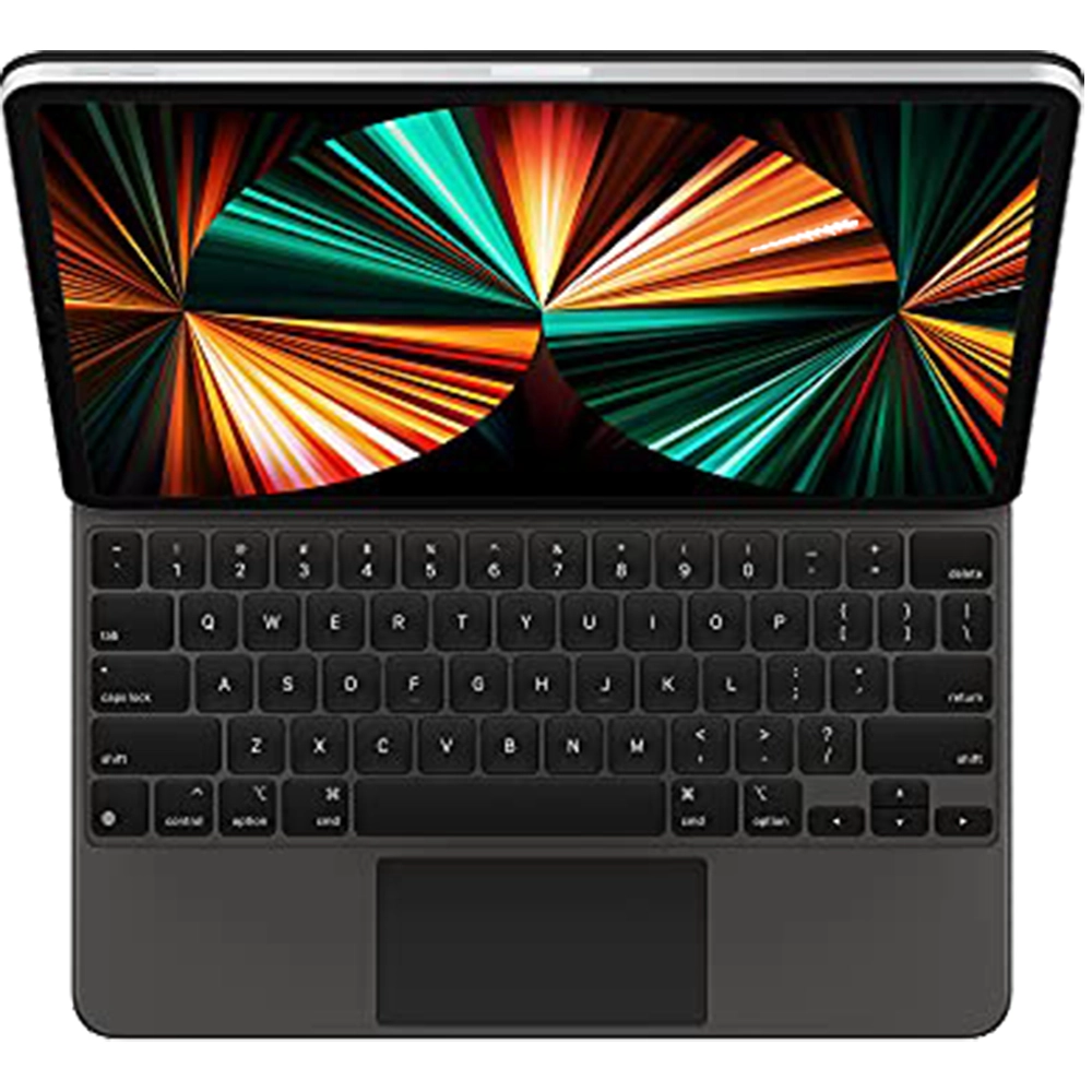 Tastatura Magic Keyboard (2021) pentru iPad Pro 12.9 inch (6th Generation), culoare Neagra - tastatura internationala QWERTY - cod MJQK3 