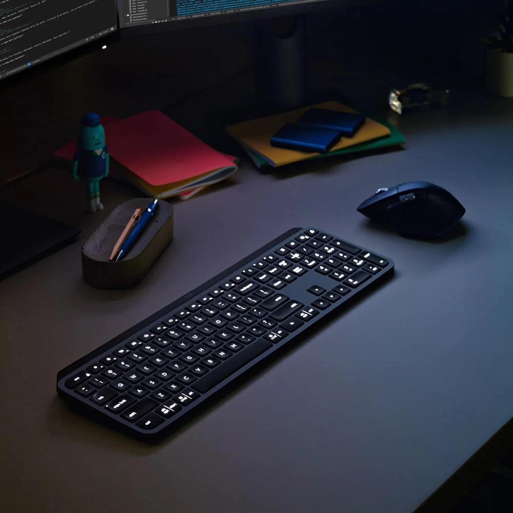Tastatura MX Keys Advanced Wireless Illuminated - tastatura luminata - culoare Neagra