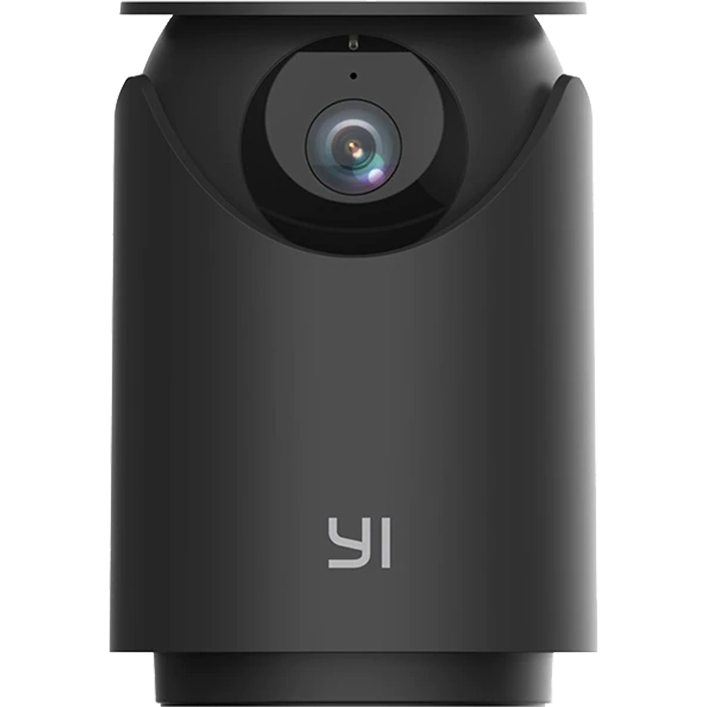 YI Dome U Camera Pro, Ultra HD Recording, Night Vision, Face Detection, Two-Way Audio, Motion Tracking, 360° Auto Cruise, Negru