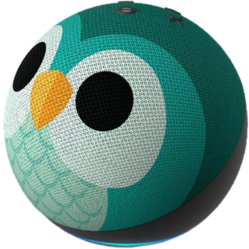 Boxa Echo Dot Kids 5th gen 2022 Cu Asistent Alexa Owl Verde