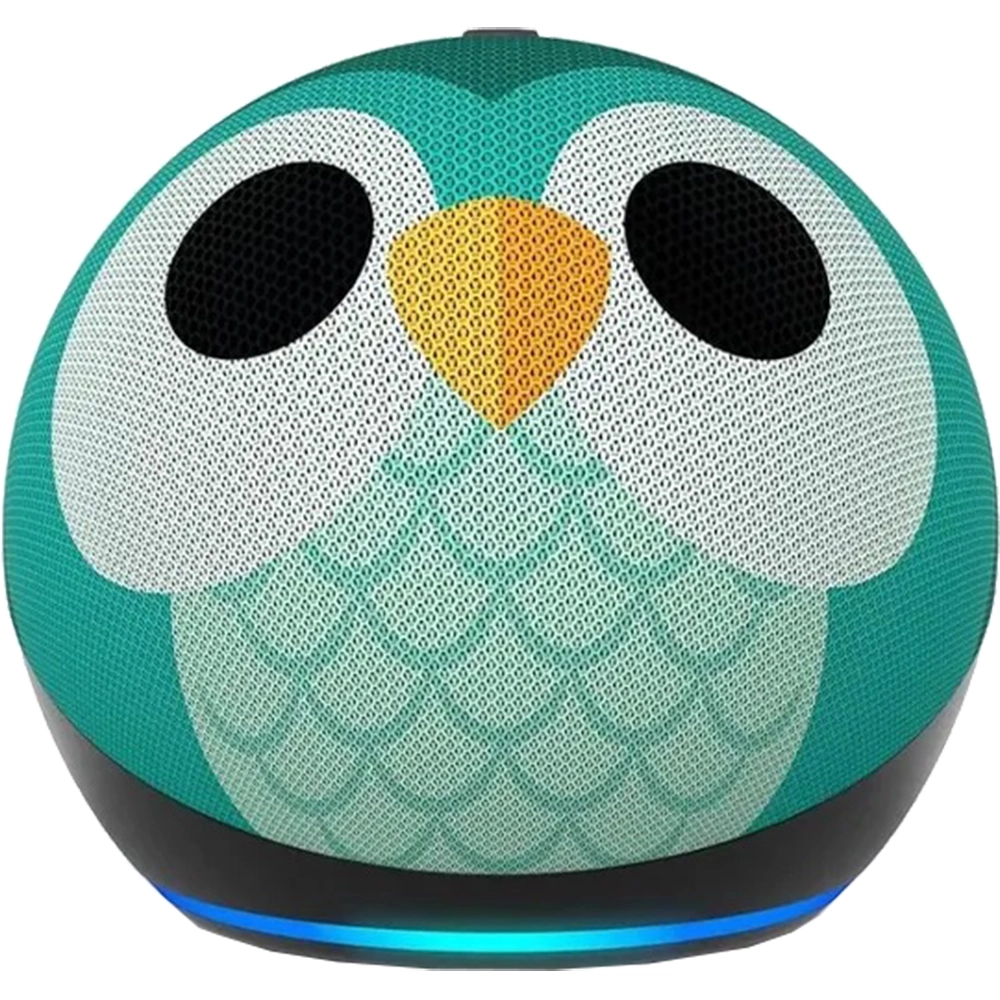 Boxa Echo Dot Kids 5th gen 2022 Cu Asistent Alexa Owl Verde
