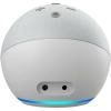 Boxa Inteligenta Echo Dot 4 Cu Ceas si Asistent Personal Alexa Glacier Alb