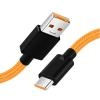 Cablu Date Si Incarcare McLaren USB La USB Type-C, Portocaliu