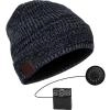 Caciula Musical Knitting Cuff Cu Bluetooth Si Microfon Negru