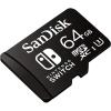 Card Memorie microSDXC UHS-I 64GB Pentru Nintendo Switch