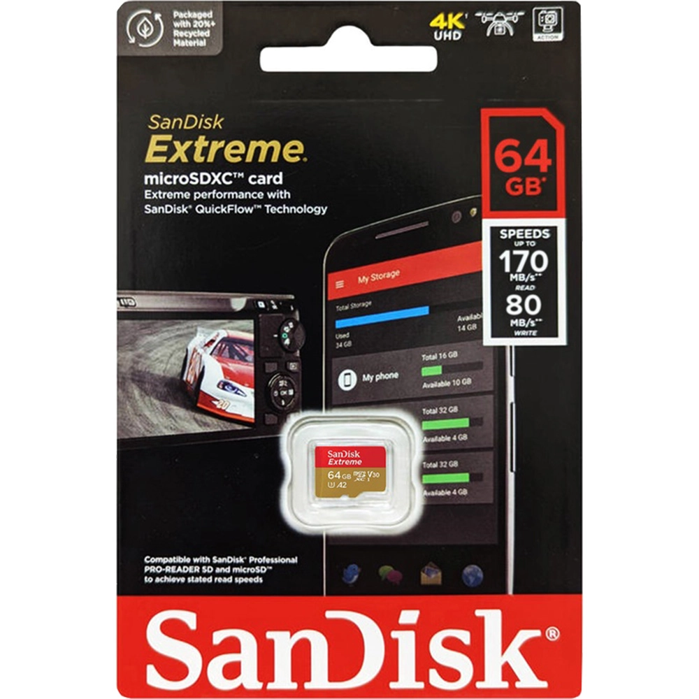 Card Memorie Micro SDXC Extreme 64GB New