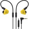 Casti Audio ATH-LS50iS Live Sound Series In-Ear, Microfon, Cablu Detasabil, Mufa Jack 3.5 mm, Galben
