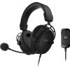 Casti Audio Cloud Alpha S Gaming Over Ear Headset, Microfon, USB Audio Control, Mufa Jack 3,5 mm, Negru