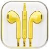 Casti Audio In-ear Cu Microfon Si Control Volum, Mufa Jack 3.5, Galben