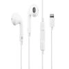 Casti cu microfon pe fir Apple EarPods cu mufa Lightning , albe , bulk (nou dar fara ambalaj) - Apple  MMTN2ZM/A