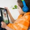 Casti Audio Kids Over Ear, Mufa Jack 3,5 mm, Albastru