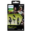 Casti Wireless Bluetooth ActionFit Sports In Ear, Microfon, Buton Control, IPX2, Verde Negru