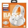 Casti Wireless   Bass + Over Ear Alb