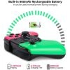 Controller Wireless Pro Game For SWH, Turbo & Dual Shock, Motion Funtion, Green / Pink